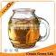500ml Clear Glass Barrel Mug High Quality