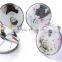 2015 hot sales double side round plastic mini compact pocket mirror,MF201