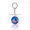 Best quality hot sell heart shape malaysia style crystal keychain