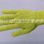 10guage yellow cotton points pvc dotted gloves
