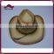 High quality straw cowboy hat with bright beads