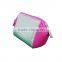 Newest wholesale makeup bag silvery PU cosmetic bag lady special bag