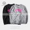 sweatshirt crew neck Sweater with front screen printing as per customer requirement/ latest Style printed Sweater