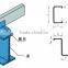 Trade Assurance Omega Profile Roll Forming Machine C U Purlin Channel Truss Furring Cold Forming Machine