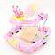 4 or 8 wheels animals style baby walker with music and light