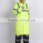 Water-Proof police Raincoat Suit for Man 2016 police pu reflective safety raincoat