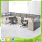 HT-PW04 Modular Office Furniture Staff Use Aluminium Partition Office Cubicle Workstation