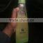 Triangle shape glass bottle for vodka