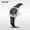 Promotional Gift WEIDE WG93009 Fashion Watches With Stainless Steel Case Back Water Resistant Leather Watches Women