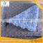 Personalized With Light Blue Swirl With Dark Grey Minky Baby Blanket In Handmade