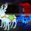 2016 Christmas Theme Park Outdoor Decoration Christmas Reindeer Light Carriage