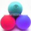 new invention colorful logo engraved lacrosse ball for fitness massage