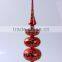 china supplier wholesale red hand painting ball tree shape promotional glass christmas ornament