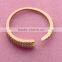 >>>2016 YIWU T&J women fashion Korean style rings gold plated rhinestone open rings for lady/