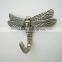 Zamak decorative wall mounted coat hook,wall hook