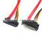 50CM 22 Pin SATA Male to Female Extension Cable SATA 7+15 pin Cable
