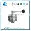 Sanitary Threaded butterfly valve