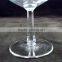 Vintage champagne coupe glass clear wine goblet