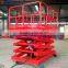 latest promotion price electric hydraulic double scissor lift table