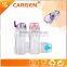 Cute printed flip lid clear kids drinking water bottle