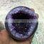2016 Wholesale Open smile Natural Quartz Crystal Amethyst Ball Geode / Natural Shinning Ball Geode for sale