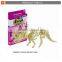 Intelligent diy 3d puzzle toy dinosaur model