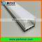 23mm wide LED light bar aluminum profile with milky cover