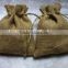 linen hemp drawstring bags with logo ribbon
