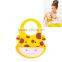 Easy Clean Fancy Yellow Baby Bibs in Animal Shape
