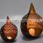 Metal Decorative Tea Light Candle Holder in Black & Gold Finish IHA067