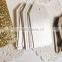 Wedding Party Card Bronze Gold Pink Glitter Label Gift Price Mini Hang Tag
