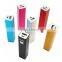 Aluminum Metal Power Bank 2600mah External Battery Power Charger, Mini Universal Power Bank 2600mah With Micro Usb Cable