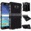 Low MOQ Hybrid design tpu pc hybrid combo phone case for samsung note 5 China make