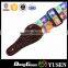 Customized thick heat transfer printed guitar strap