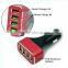 OEM full aluminum bottom quick electric 4 usb car mobile charger adapter