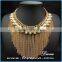 Italy designs wholesale women exaggerate rose gold necklaces collar chain
