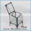 New product 2016 indoor decorative brass wedding table centerpiece glass box