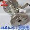 3PC Wenzhou Hot Water Floating Stainless Steel Flange Ball Valve