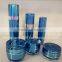 15g 30g 50g New round smooth acrylic cosmetic jars , plastic jars , and rose design cap jars for personal care