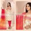 Glided Off White Cotton Churidar Suit/best Churidar Suit online shopping