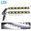 2016 Factory Price High Power 12V Slim Metal housing LED COB DRL Day Light for Car