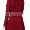 Womens Crew Neck Long Sleeve Causal Knitted Sweater Tunic Dresses