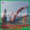 Outdoor amusement equipment 6rings roller coaster for sale