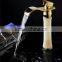 dubai hotel bathroom faucet, Modern good design brass basin waterfall faucet