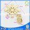 HS-062 custom zipper slider snow flower gold color