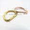 Decorative Casual Metal Delicate Rose Gold D Rings