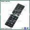 Black push button function rubber silicone keypad