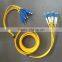 LCUPC-SCAPC LC/APC SM 8fibers 2.0mm Ribbon patch cord