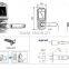 Smartphone Metal NFC Door Lock unlocked via Smartphone NFC tag with APP
