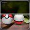 Promotion Gift New Arrivel Pokemons Go Funny Power Bank with Magic Ball Charger Double USB Port